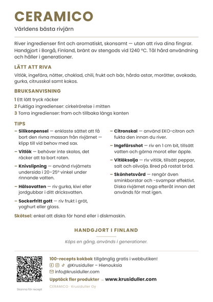 Ceramico - Eine Reibe für alles